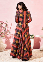 Load image into Gallery viewer, Black Crepe Palazzo With Crop Top
