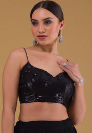 Black Georgette Lehenga Choli