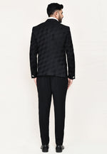 Load image into Gallery viewer, Black Jacquard Tuxedos Suit
