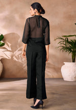 Load image into Gallery viewer, Black Organza Co-Ords Set
