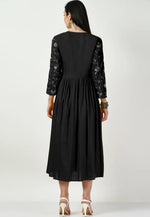 Load image into Gallery viewer, Black Rayon Gown
