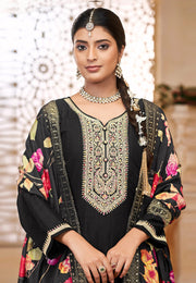 Black Silk Pant Style Suit