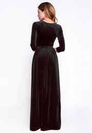 Black Velvet Gown