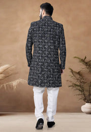 Black Velvet Indo Western Suit