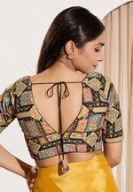Load image into Gallery viewer, Black Viscose Rayon Readymade Blouse
