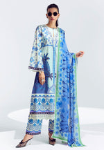 Load image into Gallery viewer, Blue Cotton Pant Style Suit
