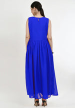 Load image into Gallery viewer, Blue Georgette Gown
