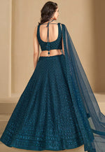 Load image into Gallery viewer, Blue Georgette Lehenga Choli

