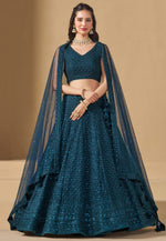Load image into Gallery viewer, Blue Georgette Lehenga Choli
