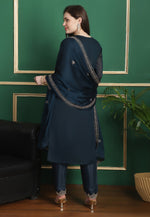 Load image into Gallery viewer, Blue Georgette Pakistani Suit
