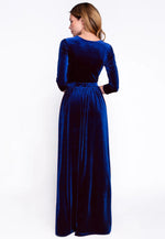 Load image into Gallery viewer, Blue Velvet Gown
