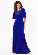 Load image into Gallery viewer, Blue Velvet Gown
