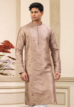 Load image into Gallery viewer, Brown Art Silk Kurta Pajama
