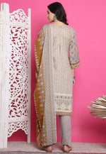 Load image into Gallery viewer, Brown Cotton Pakistani Suit

