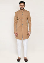 Load image into Gallery viewer, Brown Rayon Indo Western Suit

