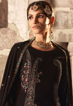 Load image into Gallery viewer, Brown Velvet Pakistani Suit
