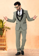 Load image into Gallery viewer, Camo Green Rayon Tuxedos Suit
