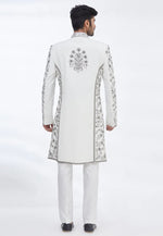 Load image into Gallery viewer, Cream Art Silk Sherwani
