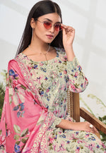 Load image into Gallery viewer, Cream Cotton Pakistani Suit
