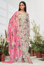 Load image into Gallery viewer, Cream Cotton Pakistani Suit
