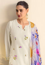 Load image into Gallery viewer, Cream Cotton Pant Style Suit
