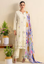Load image into Gallery viewer, Cream Cotton Pant Style Suit
