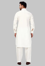 Load image into Gallery viewer, Cream Cotton Pathani Suit
