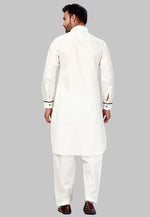 Load image into Gallery viewer, Cream Cotton Pathani Suit
