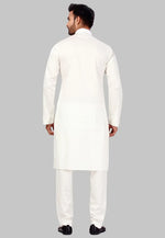 Load image into Gallery viewer, Cream Cotton Pathani Suit
