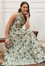 Load image into Gallery viewer, Cream Cotton Printed Long Tunic
