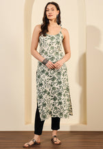 Load image into Gallery viewer, Cream Cotton Printed Tunic

