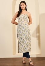 Load image into Gallery viewer, Cream Cotton Printed Tunic
