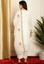 Load image into Gallery viewer, Cream Georgette Pakistani Suit
