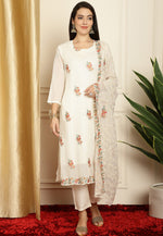 Load image into Gallery viewer, Cream Georgette Pakistani Suit
