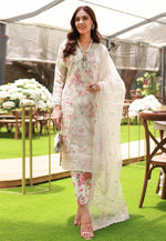 Load image into Gallery viewer, Cream Organza Pakistani Suit
