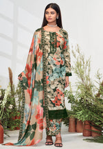 Load image into Gallery viewer, Green Cotton Straight Suit
