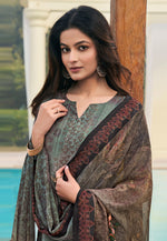 Load image into Gallery viewer, Green Crepe Palazzo Suit
