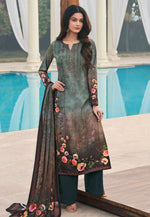 Load image into Gallery viewer, Green Crepe Palazzo Suit
