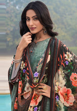 Load image into Gallery viewer, Green Crepe Sharara Suit
