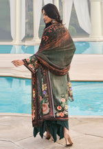Load image into Gallery viewer, Green Crepe Sharara Suit
