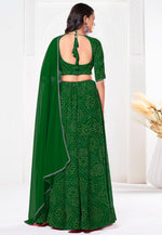 Load image into Gallery viewer, Green Georgette Lehenga Choli
