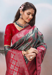 Green Kanjivaram Silk Saree