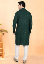 Load image into Gallery viewer, Green Rayon Kurta Pajama
