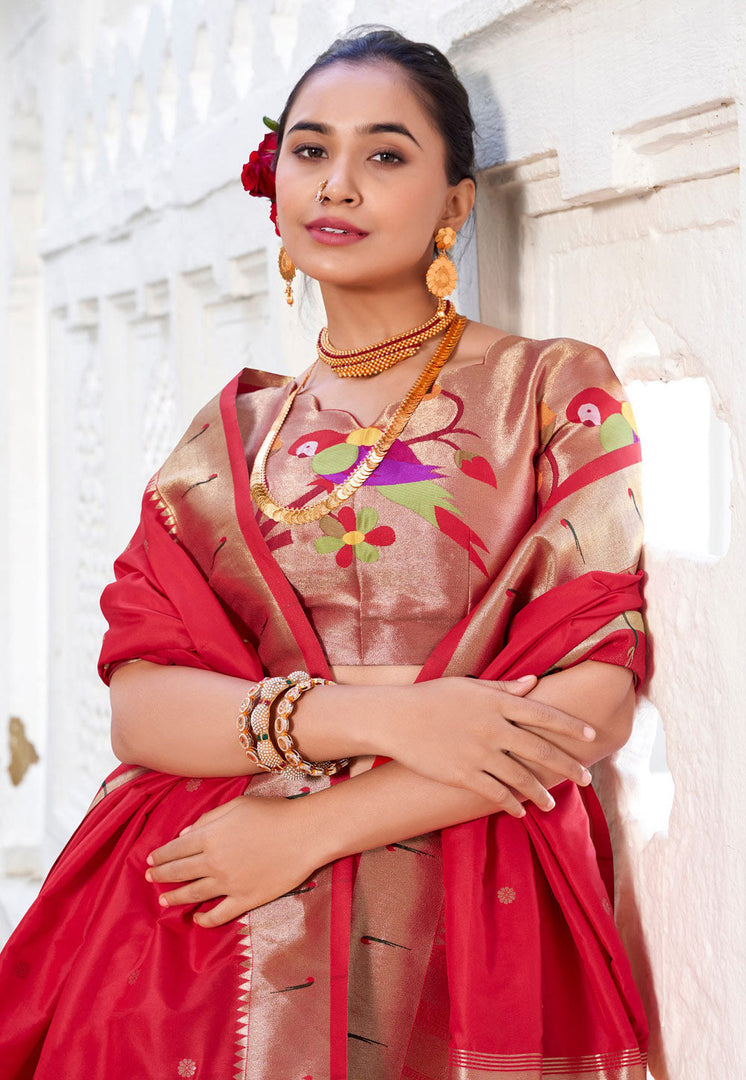Green Silk Circular Lehenga Choli