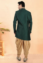 Load image into Gallery viewer, Green Silk Indo Western Suit

