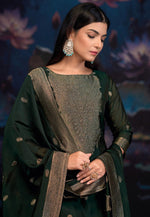 Load image into Gallery viewer, Green Silk Pakistani Suit
