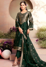 Load image into Gallery viewer, Green Silk Pakistani Suit
