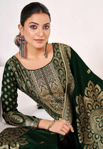 Load image into Gallery viewer, Green Silk Pakistani Suit

