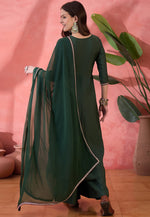 Load image into Gallery viewer, Green Silk Readymade Pakistani Suit
