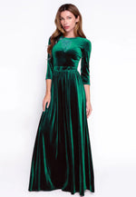 Load image into Gallery viewer, Green Velvet Gown
